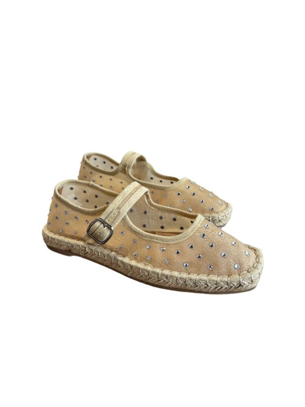 NEW MATISSE women's meg mary jane flat shoes in nude